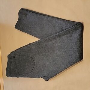 Ambiance Size L Gray Wool-Look Jean-Style Pants, Excellent Used Condition